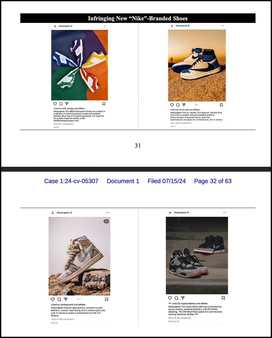 Nike,The Shoe Surgeon 索赔超 4 亿!Nike 起诉「球鞋定制一哥」,有结果了! Nike,The Shoe Surgeon 索赔超 4 亿!Nike 起诉「球鞋定制一哥」,有结果了!
