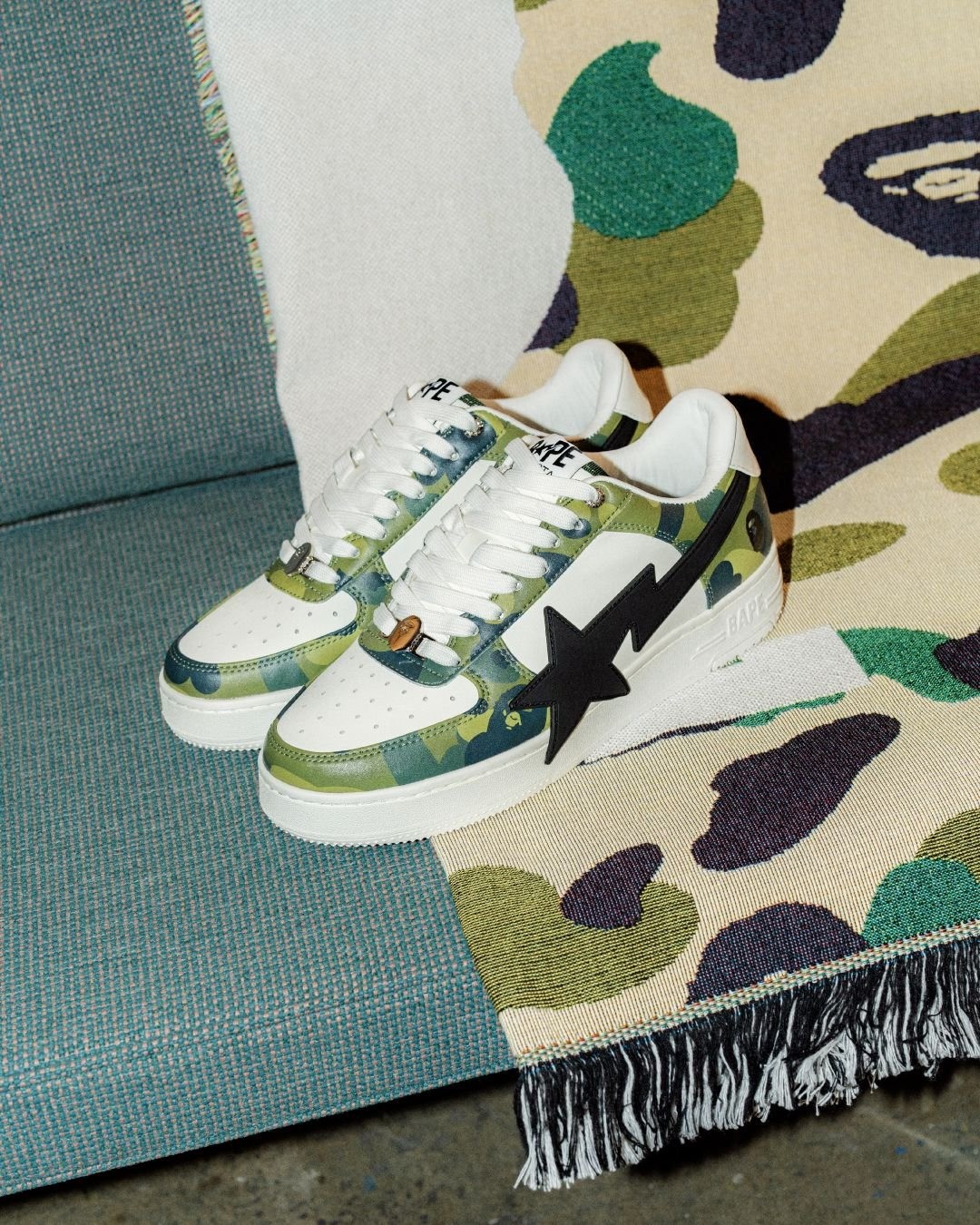 BAPE STA,BAPE 经典迷彩登场!BAPE 鞋款的新配色要来了! BAPE STA,BAPE 经典迷彩登场!BAPE 鞋款的新配色要来了!