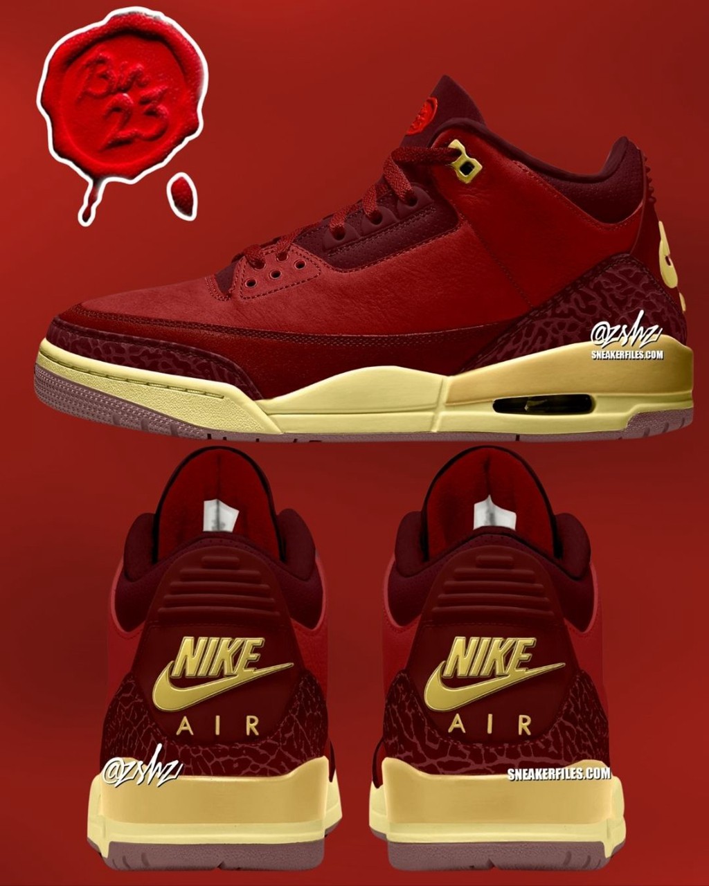 Air Jordan 3,BIN 23 又一双「BIN 23」新鞋曝光!这次是 AJ3! Air Jordan 3,BIN 23 又一双「BIN 23」新鞋曝光!这次是 AJ3!