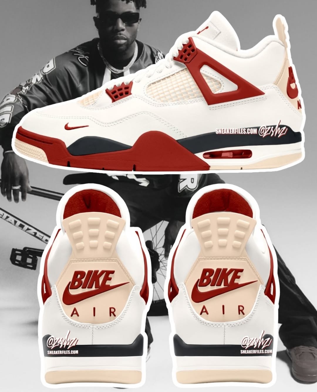 BMX,Nigel Sylvester,Air Jordan 又有「BMX 大神」AJ4 曝光!明年登场! BMX,Nigel Sylvester,Air Jordan 又有「BMX 大神」AJ4 曝光!明年登场!