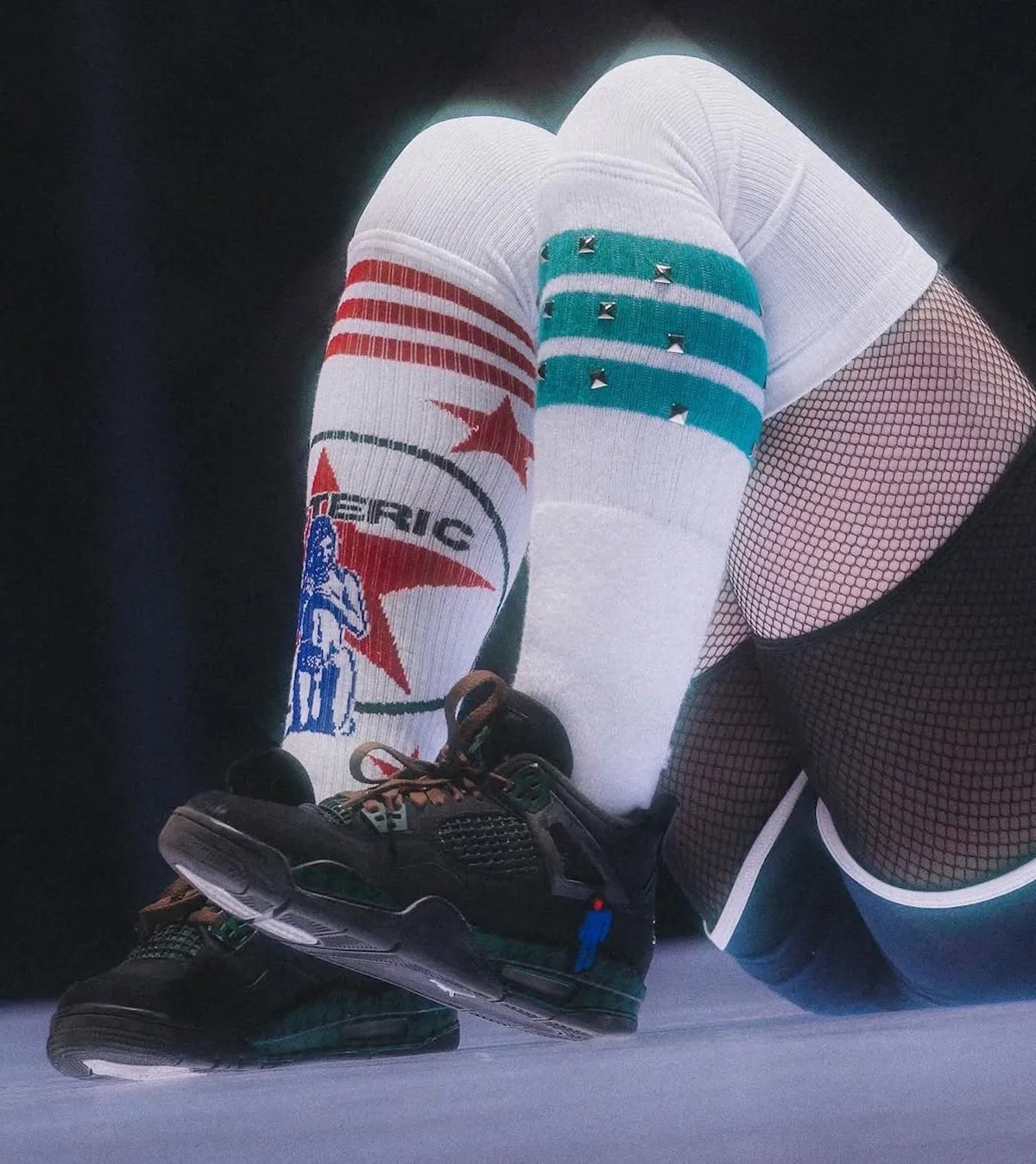 Billie Eilish,AJ,Air Jordan 4 碧梨 x AJ4 长这样!亲穿上脚曝光! Billie Eilish,AJ,Air Jordan 4 碧梨 x AJ4 长这样!亲穿上脚曝光!