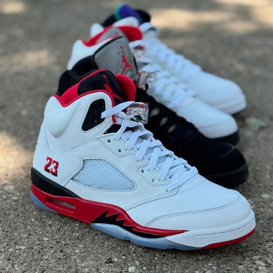 Air Jordan 5,AJ5,Fire Red,Blac 超经典「元年 AJ5」下月回归!最新实物曝光! Air Jordan 5,AJ5,Fire Red,Blac 超经典「元年 AJ5」下月回归!最新实物曝光!