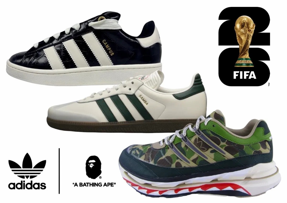 BAPE,adidas Originals,adistar BAPE x 三叶草新联名鞋!这次是世界杯主题! BAPE,adidas Originals,adistar BAPE x 三叶草新联名鞋!这次是世界杯主题!