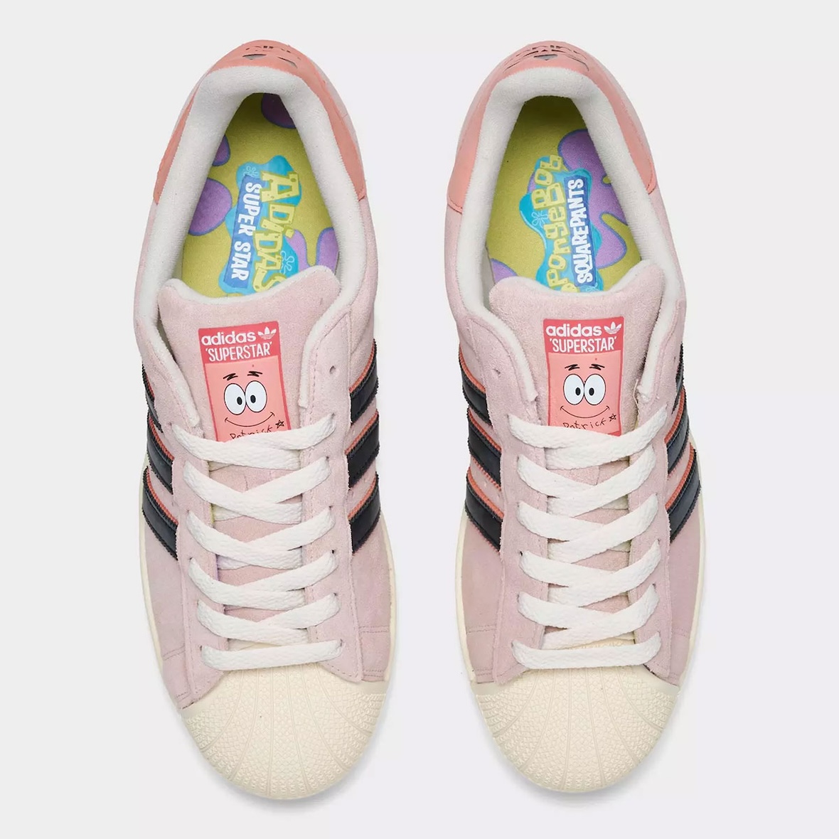 海绵宝宝,adidas Originals,Supersta 细节真萌!「派大星 x 三叶草」来了! 海绵宝宝,adidas Originals,Supersta 细节真萌!「派大星 x 三叶草」来了!