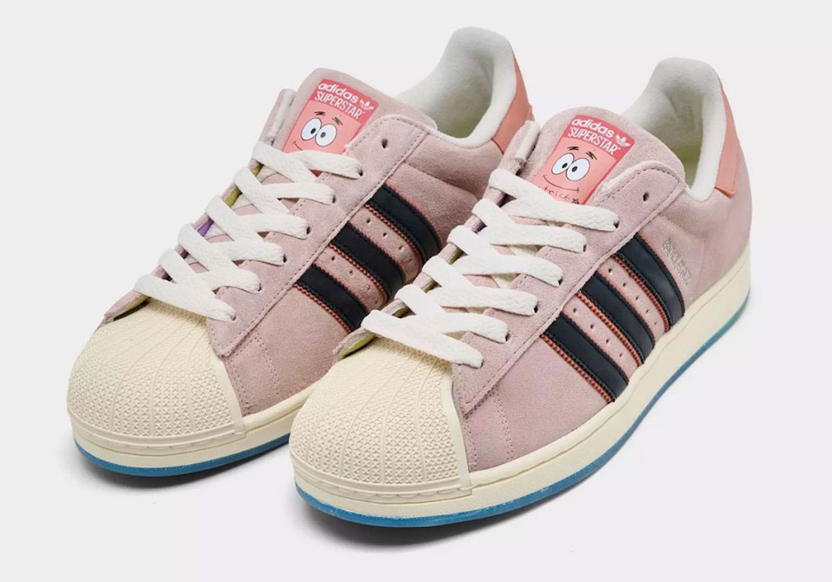 海绵宝宝,adidas Originals,Supersta 细节真萌!「派大星 x 三叶草」来了! 海绵宝宝,adidas Originals,Supersta 细节真萌!「派大星 x 三叶草」来了!