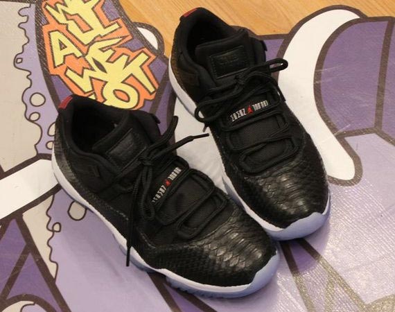 air jordan 11 low"黑蟒 个人定制版欣赏