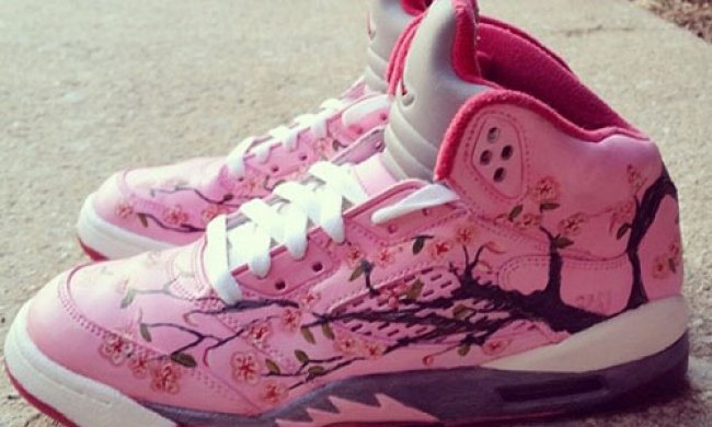 air jordan   "cherry blossom" 樱花定制鞋款