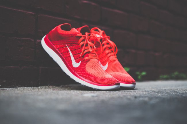 nike free 4.0 flyknit 淡猩红配色现已发售