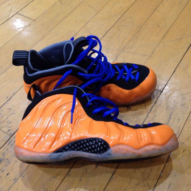 Nike,Air,Foamposite,One“Knick 尼克斯喷 Nike Air Foamposite One “Knicks” 更多实物图片曝光