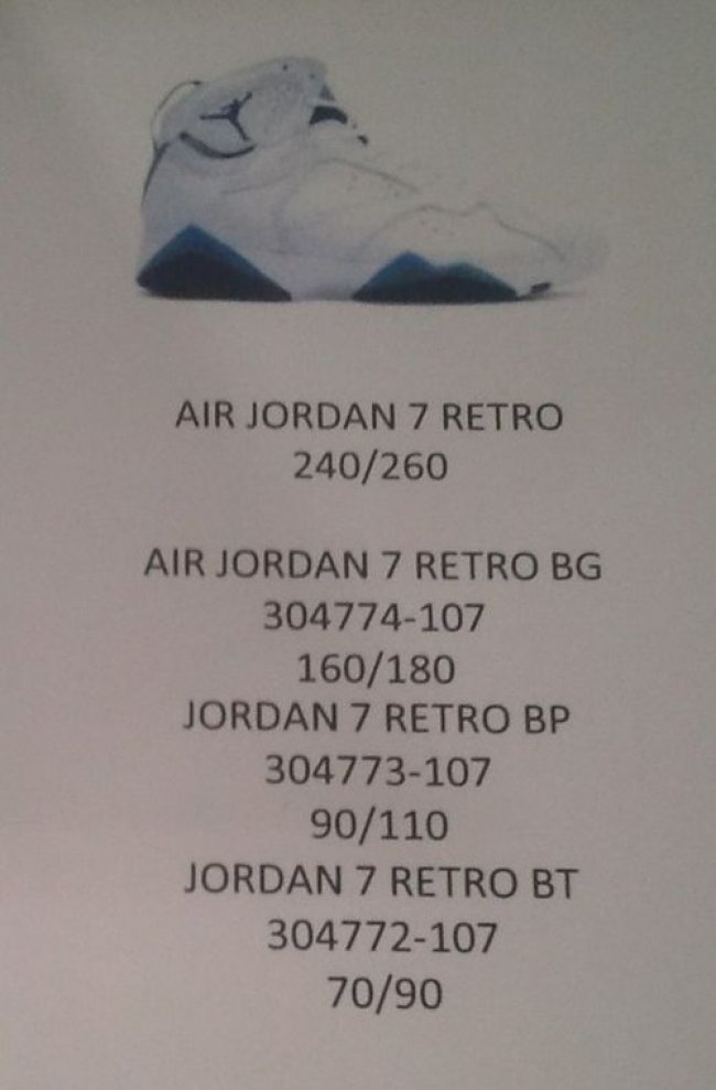 Air,Jordan,7“French,Blue”与“ AJ7 2015发售信息 Air Jordan 7“French Blue”与“Hare”2015 发售
