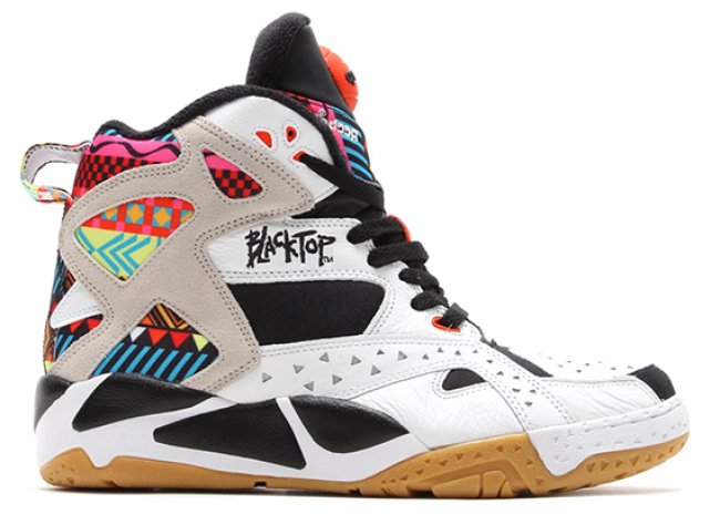 reebok pump black top