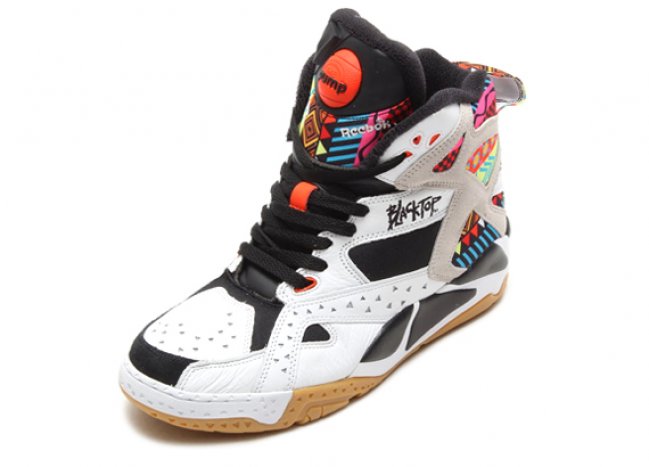 reebok pump black top