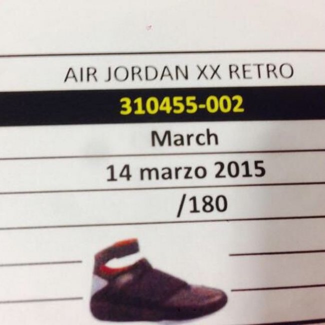 Air,Jordan,XX,黑色,2015年复刻 AJ20 Air Jordan XX "Stealth" 2015 年复刻