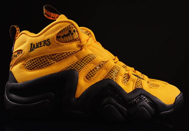adidas,Crazy,8,湖人蛇纹,现已  adidas Crazy 8 "Lakers Snake" 湖人蛇纹配色现已发售