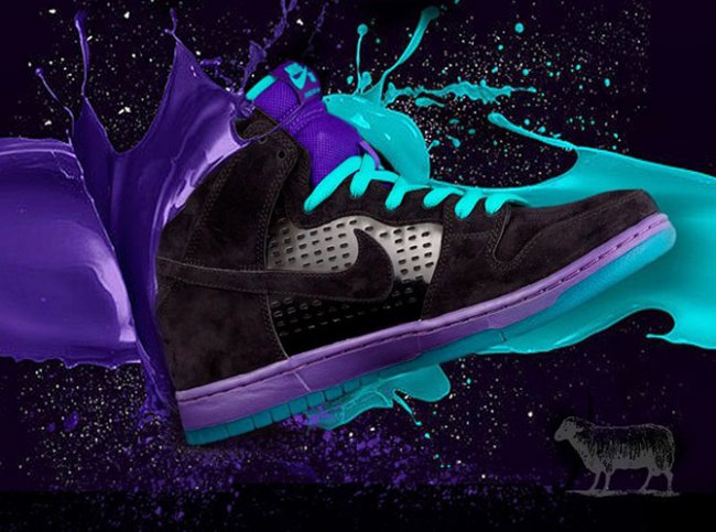 Nike,SB,Dunk,High,黑葡萄AJ5灵  Nike SB Dunk High “AJ5 黑紫葡萄” 发售信息