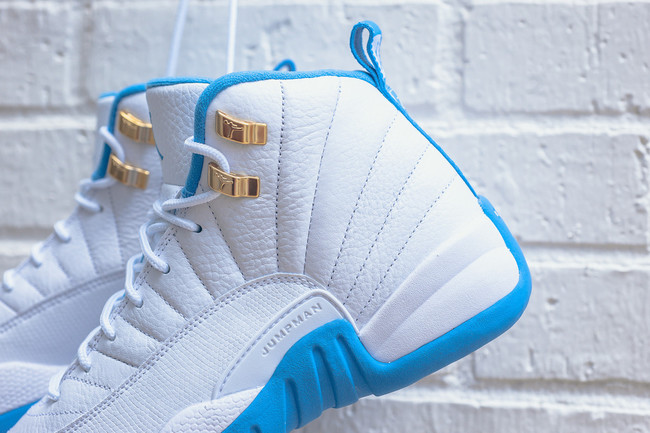 air jordan 12 510815-127aj12 女生专属北卡蓝 air jordan 12 gs 美