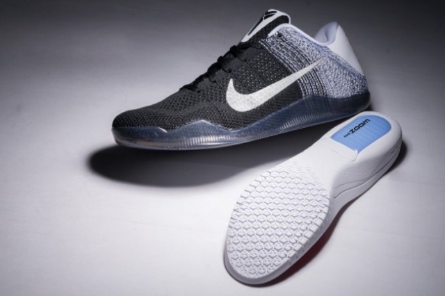 黑白配色kobe11blackwhite实物图赏