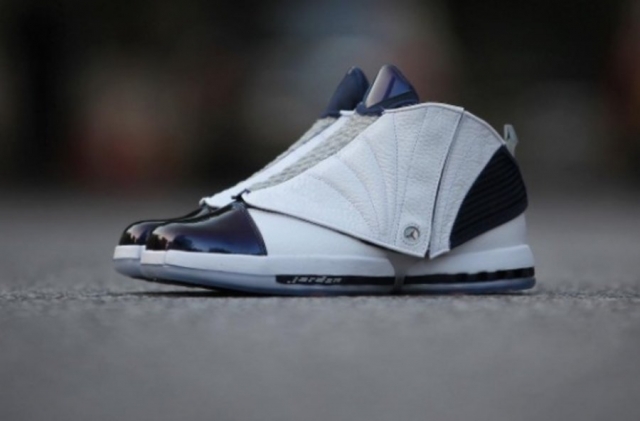 即将发售!air jordan 16 "midnight navy" 美图近赏