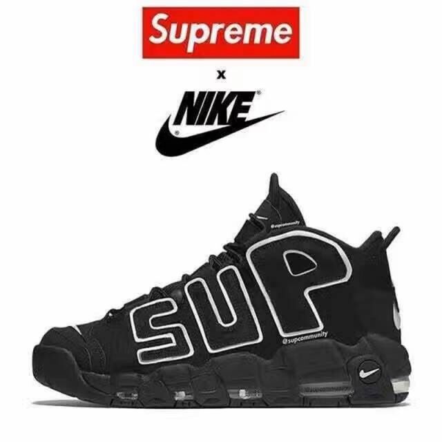 画质感人 supreme x nike air more uptempo 实物谍照曝光