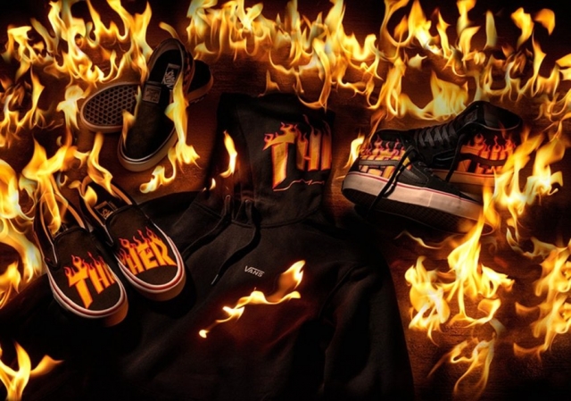 火焰来袭!《thrasher》 x vans 多款联名单品本月登场