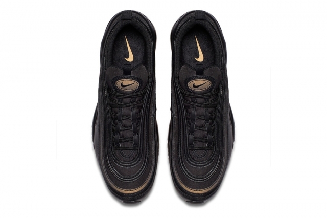 金色3m 反光!全新纯黑 air max 97 本周发售