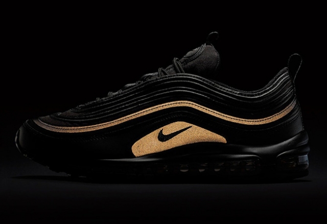 金色3m 反光!全新纯黑 air max 97 本周发售