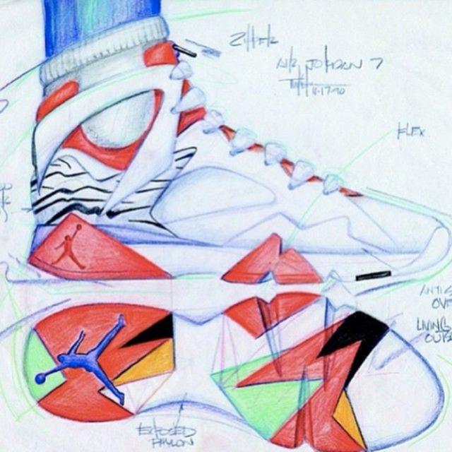 这幅手稿的设计已经和最终市售版十分接近,但也有少许不同.