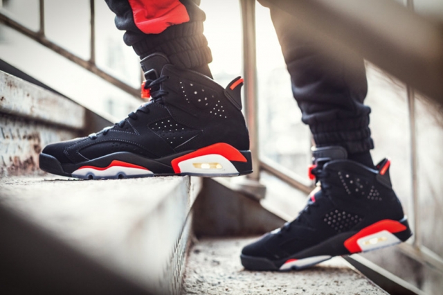 冠希带货今年第一双重磅复刻!黑红 aj6 抢先开箱 上脚