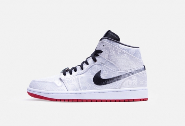 冠希亲晒白丝绸 aj1 mid 撕开效果!本周多渠道发售!