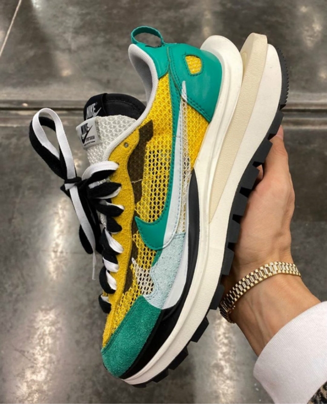 「sacai x nike」2020 合作款首次曝光,鞋底更厚了!