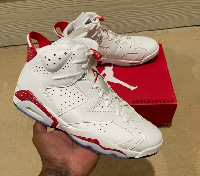 红奥利奥aj6最新实物曝光离发售越来越近了