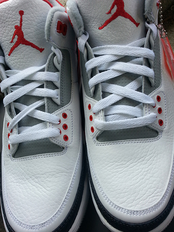 air jordan,aj3,发售  发售提醒:AIR JORDAN 3 Fire Red AJ3火红136064-120