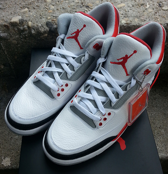 air jordan,aj3,发售  发售提醒:AIR JORDAN 3 Fire Red AJ3火红136064-120