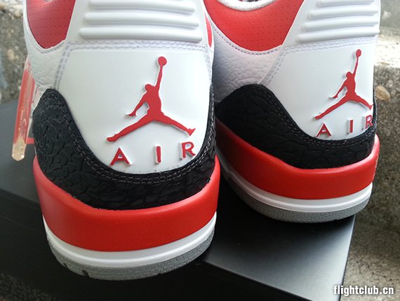 air jordan 3,aj3,发售  发售提醒：AIR JORDAN 3 ＂Fire Red＂ AJ3火红配色