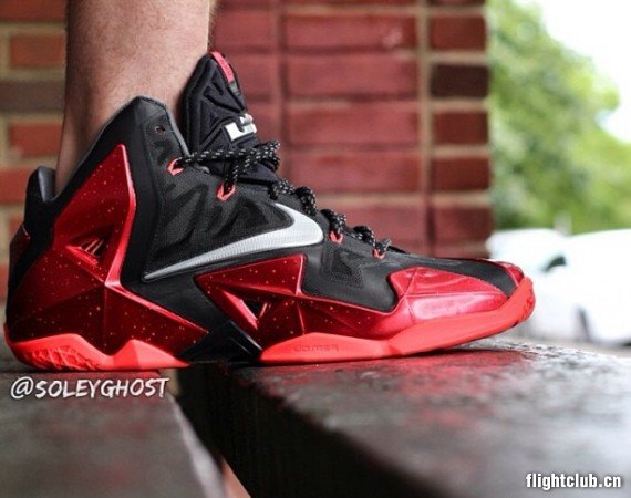 lebron  Nike LeBron 11 “Heat” 上脚实拍