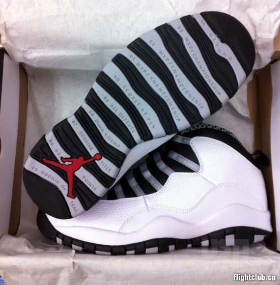 air jordan 10,aj10 AJ10 钢铁 AIR JORDAN 10 ＂Steel＂ 实物曝光