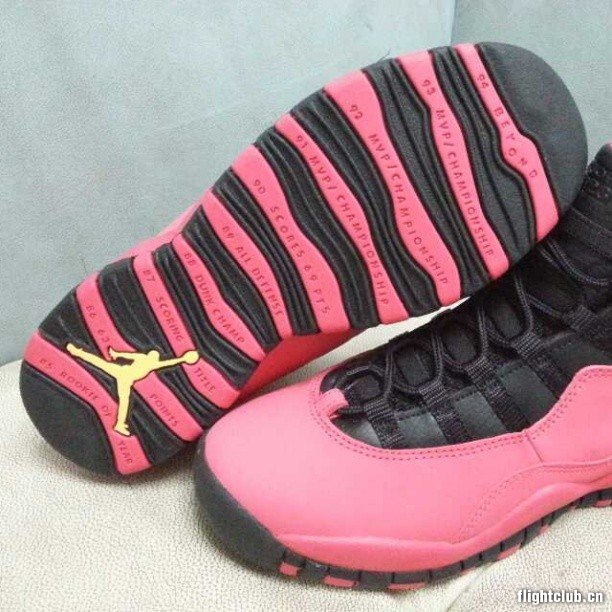 air jordan 10,aj10  AIR JORDAN 10 GS ＂Pink＂ 更多实物图片曝光