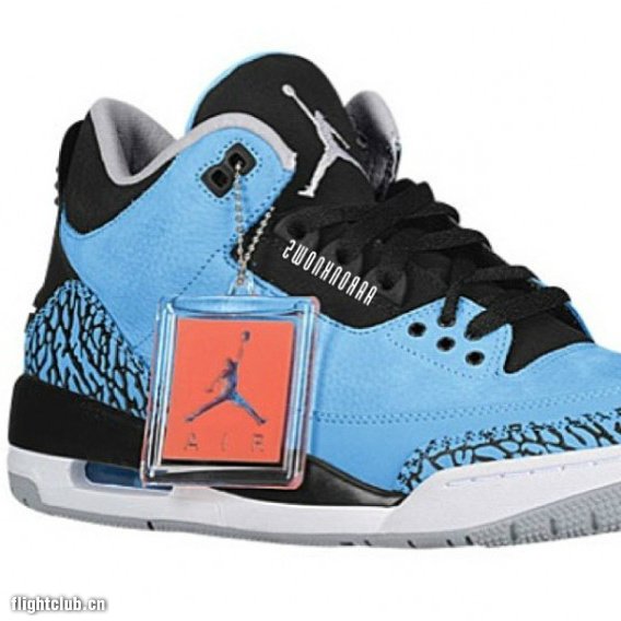 air jordan 3,aj3  14年发售，AIR JORDAN 3 ＂Powder Blue＂ 谍照曝光