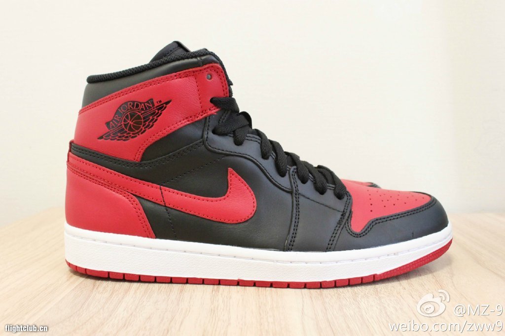 air jordan 1,aj1 AJ1黑红555088-023 AIR JORDAN 1 OG ＂Bred＂ 更多国内实物曝光