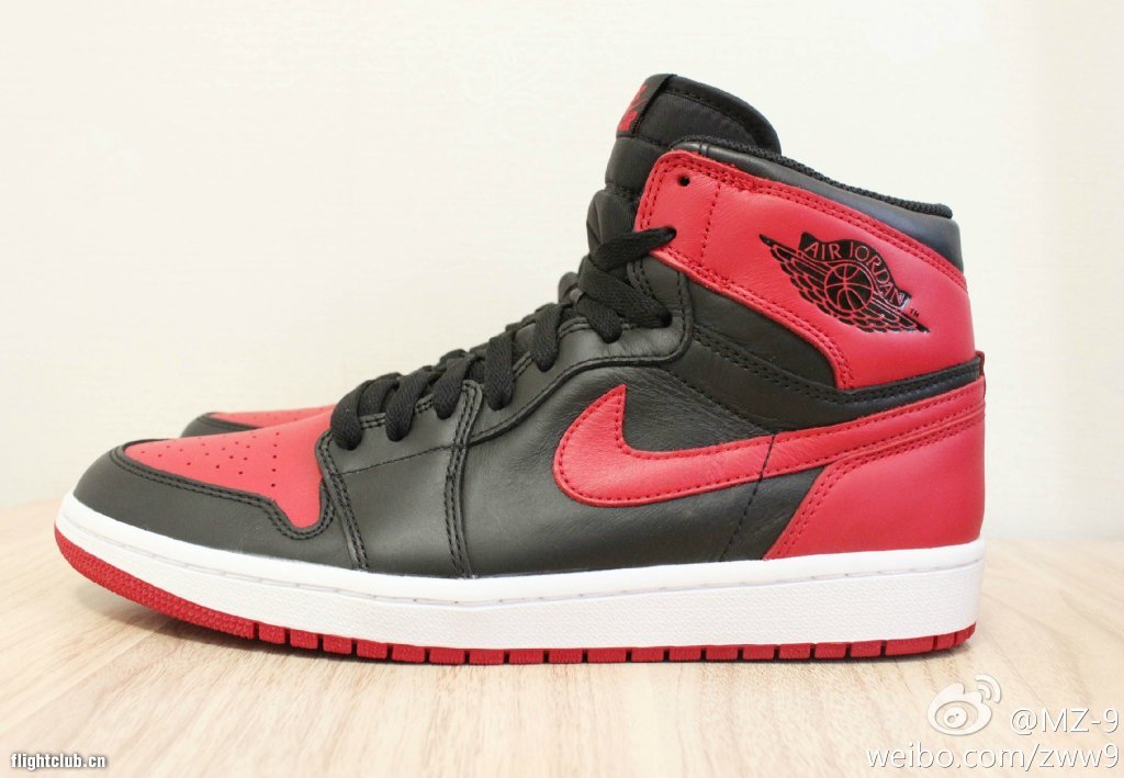 air jordan 1,aj1 AJ1黑红555088-023 AIR JORDAN 1 OG ＂Bred＂ 更多国内实物曝光