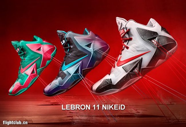 lebron 11,nikeid,lbj11  LeBron 11 NIKEiD 配色大全