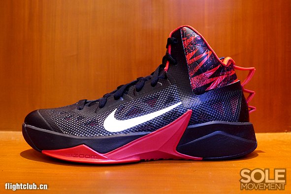 Nike Zoom Hyperfuse  Nike Zoom Hyperfuse 2013 红黑实物欣赏