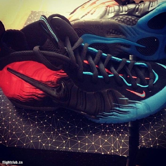 Nike Air Foamposite Pro  Nike Air Foamposite Pro 红黑蓝配色新图曝光