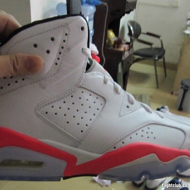 激光红,aj6 2014年AJ6复刻激光红 Air Jordan 6 ＂Infrared＂ 更多实物图片曝光