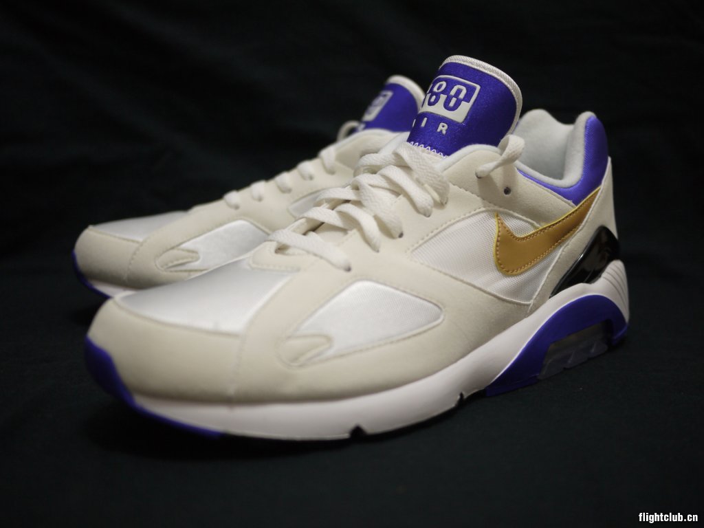 air max 180  经典再现！Nike Air Max 180 QS 白紫金配色发售信息