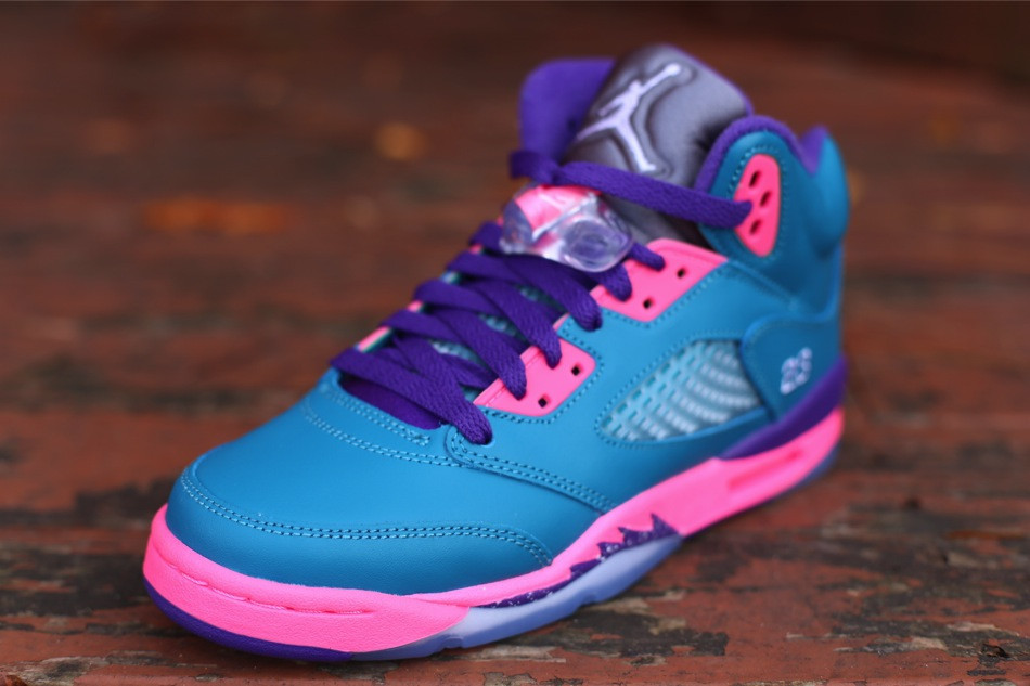 AJ5 GS 女款 女鞋 女款女鞋440892-307 Air Jordan 5 GS 水绿配色发售信息