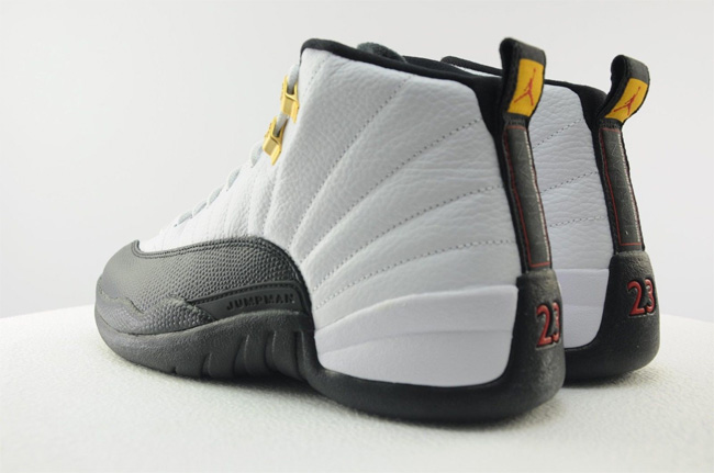 AJ12金扣 AJ12金扣130690-125 Air Jordan 12 ＂Taxi＂ 高清实物图赏