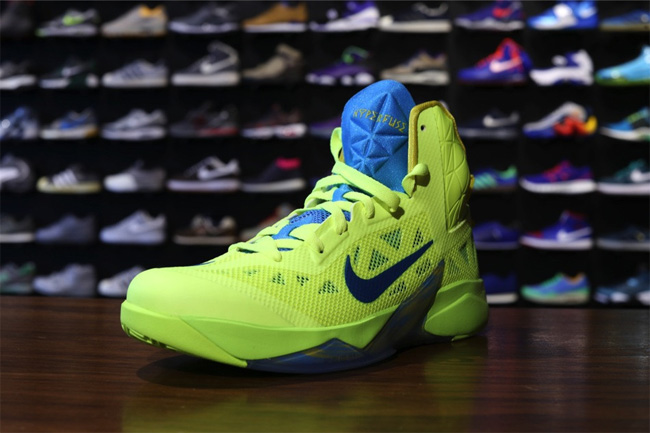 Zoom,Hyperfuse,Hyperfuse 2013, Hyperfuse2013何时发售 Nike Zoom Hyperfuse 2013 黄绿配色实物曝光