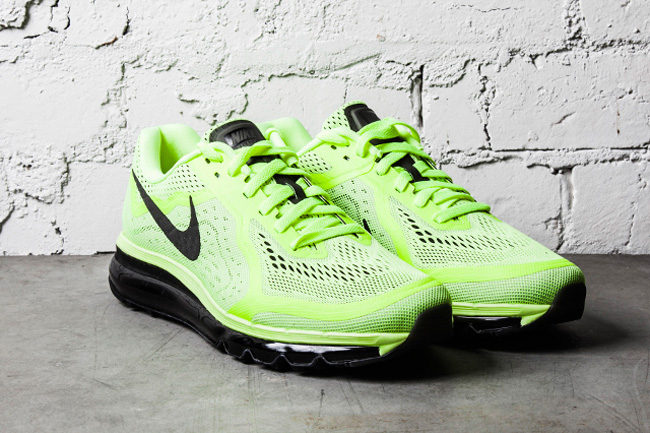 Air Max 2014,Nike  Nike Air Max 2014 荧光绿配色实物图赏