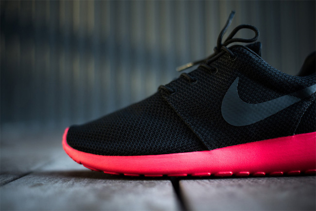 Roshe Run  Nike Roshe Run 玫红配色实物图赏